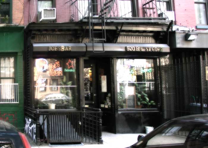 Joe's Bar, photographed for New York on Tap