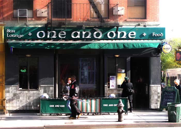 One and One, photographed for New York on Tap