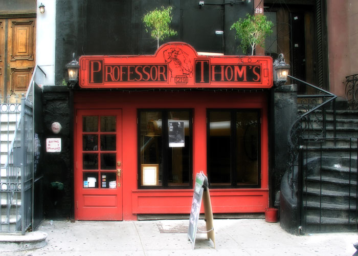 Professor Thom's, photographed for New York on Tap