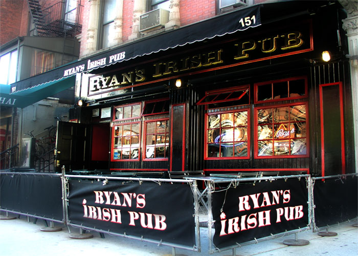 Ryan's Irish Pub, photographed for New York on Tap