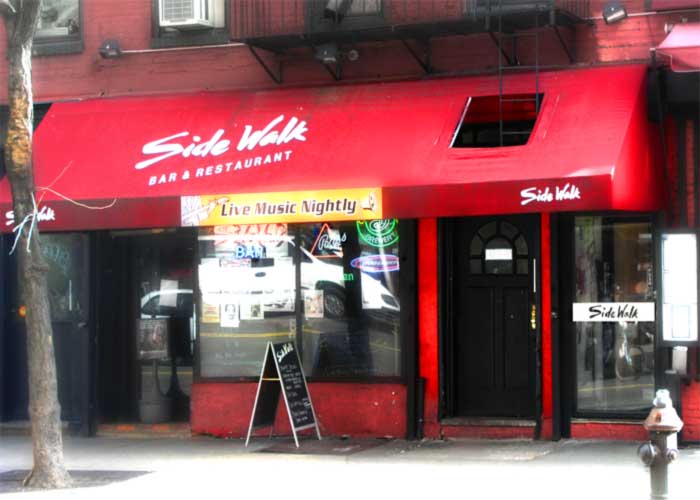 Sidewalk Cafe, photographed for New York on Tap