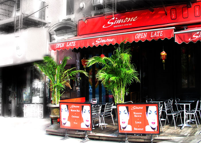 Simone Martini Bar and Café, photographed for New York on Tap