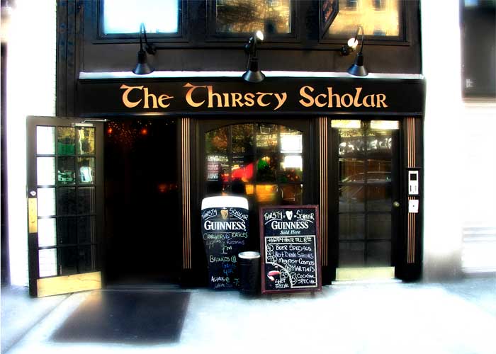 The Thirsty Scholar, photographed for New York on Tap