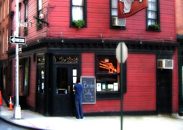 Bridge Café, photographed for New York on Tap