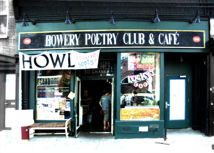 Bowery Poetry Club, photographed for New York on Tap