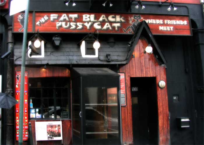 The Fat Black Pussycat, photographed for New York on Tap