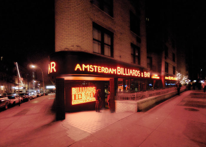 Amsterdam Billiards (dowtown), photographed for New York on Tap