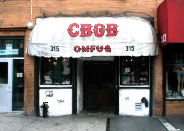 CBGB, photographed for New York on Tap