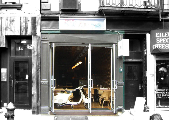 Bar Veloce (Nolita), photographed for New York on Tap
