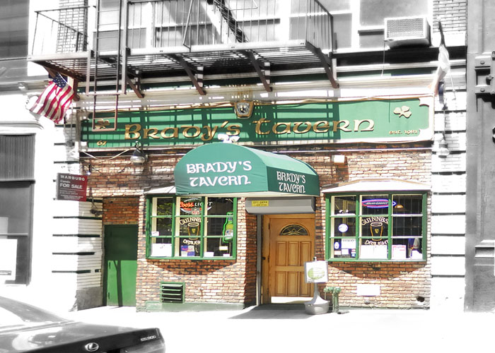 Brady's Tavern, photographed for New York on Tap