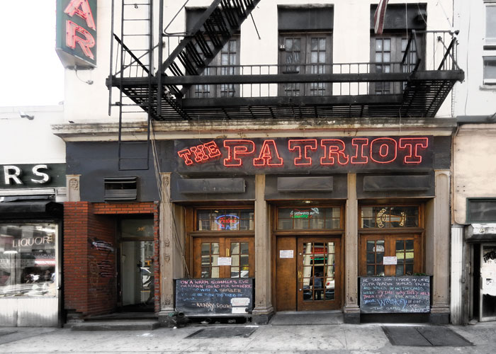 The Patriot Saloon, photographed for New York on Tap