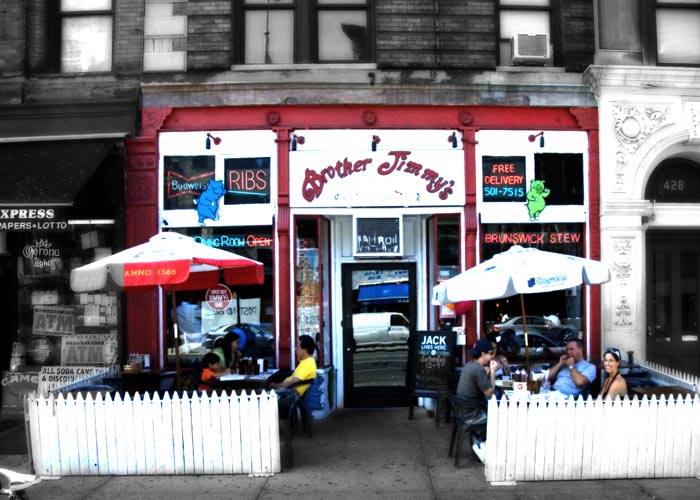 Brother Jimmy's (West Side), photographed for New York on Tap