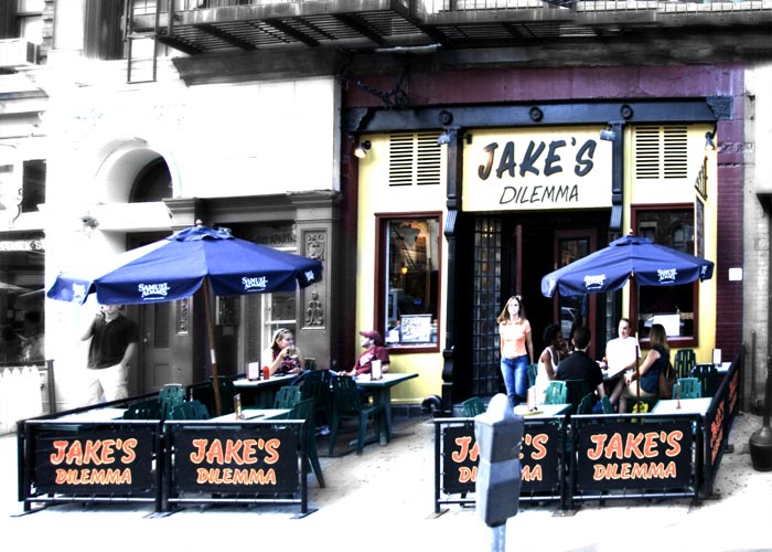 Jake's Dilemma, photographed for New York on Tap