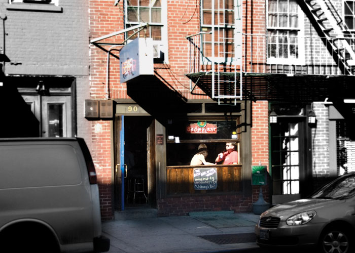 Johnny's Bar, photographed for New York on Tap